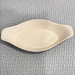Chantal Chestnut Brown Casserole Baking Dish 2 Cup Oval Bakeware Microwave Safe